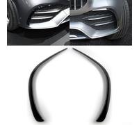 Lot de 2 enjoliveurs compatibles avec les derniers modèles de pare-chocs avant pour Mercedes Benz Classe GLE (W167) (fibre de carbone)