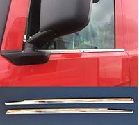 Lot de 2 enjoliveurs de fenêtre en acier inoxydable pour camions Scania S R 2016-2019 gauche et droit
