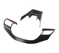 Lot de 2 enjoliveurs de volant en fibre de carbone pour Hyundai Sonata 2015-2019 - Autocollant décoratif intérieur en plastique ABS