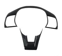 Lot de 2 enjoliveurs de volant en fibre de carbone pour Sonata 2015-2019 - Décoration intérieure en ABS résistant aux rayures