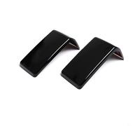Lot de 2 enjoliveurs décoratifs pour pare-chocs avant pour Mercedes-Benz 2019-2020, ABS chromé, noir, argent, carbone (noir piano)