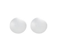 Lot de 2 énormes ballons professionnels pour anniversaire, mariage, festival, événement, blanc 2,43 x 2,43 m