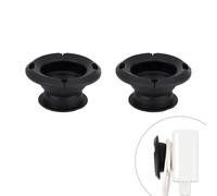 Lot de 2 Enrouleurs Câbles pour Écouteurs et Chargeurs, Adhésif Puissant pour la Gestion des Câbles USB-C Bureau Compatible avec Les Chargeurs MacBook PC et Téléphones (Noir)