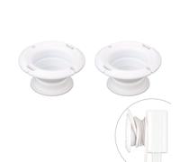 Lot de 2 Enrouleurs Câbles pour Écouteurs et Chargeurs, Adhésif Puissant pour la Gestion des Câbles USB-C Bureau Compatible avec Les Chargeurs MacBook PC et Téléphones (Blanc)