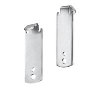 Lot de 2 enrouleurs de câble métallique robustes pour des tâches industrielles sûres dans des conditions difficiles avec enrouleur de câble antirouille