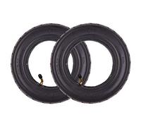 Lot de 2 ensembles de pneus 10x2.50 10" chambre à air 45° TR87 Vavle | pour Le scooter électrique à équilibrage d'individu intelligent de 10 pouces convient au moteur de moyeu de 36v 48v 400w