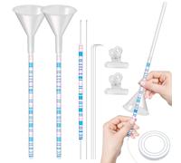 Lot de 2 entonnoirs à Perles avec 5 Aiguilles à Perles - Kit d'outils de Perles pour Perles d'argile, Outils de Perles pour la Fabrication de Bijoux avec Aiguilles à Perles, Bracelets, Colliers