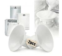 Lot de 2 entonnoirs à sel pour lave-vaisselle Bosch, Siemens, Neff, Constructa 00645000, aide au remplissage du sel du lave-vaisselle, anti-gouttes et propre R-Satz Shop
