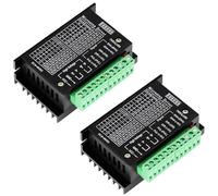 Lot de 2 entraînements de moteur pas à pas TB6600 4A 9-42 V Nema 17/23 Guidage CNC à axe unique pour moteur pas à pas hybride - Version améliorée pour moteur pas à pas 42/57/86 Type 4,0 A 9-42 V