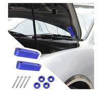 Lot de 2 entretoises de capot de voiture avec ensemble d'outils, entretoises de capot pour voitures, camions, SUV (bleu)