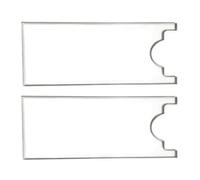 Lot de 2 entretoises de sécurité en polyacrylate pour matelas - Réduction du risque de flamme - Isolateurs de différence de mur - Protection mondiale des meubles - Sentinelles - Non inflammable