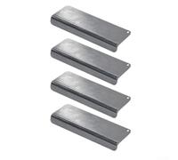 Lot de 2 entretoises en acier inoxydable de 2 mm pour alignement de façade de tiroir et stabilité du cadre d'armoire dans l'amélioration de la maison