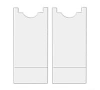 Lot de 2 entretoises murales transparentes en acrylique pour meubles - Protection contre les incendies - Pour lit et canapé - Pour une alimentation facile