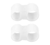 Lot de 2 entretoises réutilisables en silicone souple pour orteils qui se chevauchent - Convient pour la course à pied, la gym, un usage quotidien - Épandeur d'orteils réutilisables