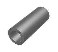 Lot de 2 entretoises rondes en acier de 1,9 cm de diamètre extérieur x 1,27 cm de diamètre, finition unie, compatibles avec vis, boulons 1,27 cm ou M12, Metal Spacers Online (longueur 5,1 cm)