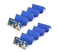 Lot de 2 enveloppes de Noël avec 10 compartiments - Organisateur d'argent - Porte-monnaie - Porte-monnaie - Pour cadeaux de Noël - Échange de vacances - Cartes cadeaux - Organisateur de rangement