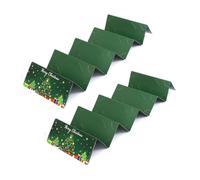 Lot de 2 enveloppes de Noël avec 10 compartiments - Organisateur d'argent - Porte-monnaie - Porte-monnaie - Pour cadeaux de Noël - Échange de vacances - Cartes cadeaux - Organisateur de rangement