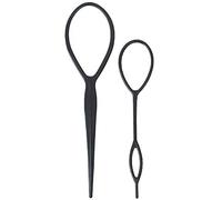 Lot de 2 épingles à cheveux avec boucle pour queue de cheval