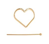 Lot de 2 épingles à cheveux celtiques vintage en forme d'amour, pinces à cheveux géométriques, pinces à chignon, bijoux décoratifs, pinces à cheveux chinoises pour mariages, fêtes, fiançailles