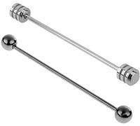 Lot de 2 épingles à cravate en cuivre pour homme - Pour chemise de mariage - Épingle à cravate - Broche astucieuse et attrayante