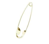 Lot de 2 épingles à nourrice en acier inoxydable de 13,5 cm - Grande taille - Couleur laiton - Pour couverture géante - Épingles à nourrice solides - Pour couture, matelassage, bricolage, couches