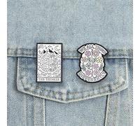 Lot de 2 épingles en émail pour la santé mentale et la sensibilisation aux neurodivergences pour vestes, sacs à dos, vêtements