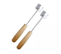 Lot de 2 éplucheurs de maïs, long manche en acier inoxydable, outil de retrait de grains de maïs, facile à nettoyer, pour cuisine, barbecue en plein air