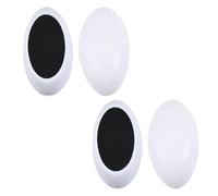 Lot de 2 éplucheurs de pieds, éliminateur de peaux mortes pour éliminer les callosités des pieds, œuf de pied professionnel, compact de 9,4 cm, outil d'exfoliation double face pour pédicure à domicile