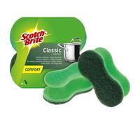 Scotch-Brite Éponge Protège-ongles Comfort Lot de 2 Vert - Classique