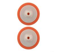 Lot de 2 éponges de polissage de 17,8 cm pour machines à polir M16, adaptées pour cirage de voiture et tâches de polissage