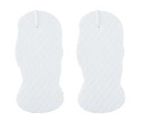 Lot de 2 éponges exfoliantes pour le corps - Éponge de bain magique pour enlever la peau morte - Éponge de bain pour le corps - Réutilisable - Pour adultes, bébés, femmes enceintes - Blanc