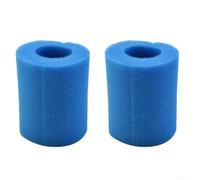 Lot de 2 éponges filtrantes de piscine pour Intex Type II 58094, lavables et réutilisables