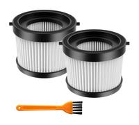 Lot de 2 éponges filtrantes de rechange pour aspirateur à main sans fil DEWALT DCV501HB 20 V, pièce comparée # DCV5011H, 1 brosse de nettoyage