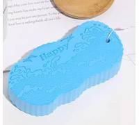 Lot de 2 éponges naturelles exfoliantes pour le corps, brosse pour les pieds pour la douche, le dos, le corps pour le nettoyage du dos, des coudes, des hanches