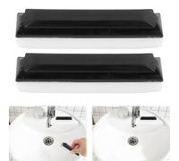 Lot de 2 éponges pour poils de barbe - Pour nettoyer les restes de barbe - Pour la famille et les voyages - Réutilisable