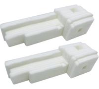 Lot de 2 éponges pour réservoir d'encre compatible avec Expression XP225 XP235 XP245 XP335 XP342 XP355 XP432 XP442 XP445 XP2100 EcoTank ET2500 ET2550 ET2600 ET2650 L360 Imprimante (éponge Pad)