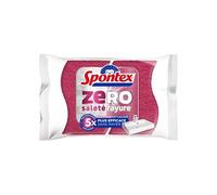 Spontex - Eponge Zéro Salle de bain - 2 éponges 5x fois plus efficaces sans rayer - Anti-calcaires