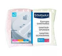 Lot de 2 éponges sanitaires Starwax