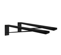 Lot de 2 équerres de fixation invisible pour plan de travail