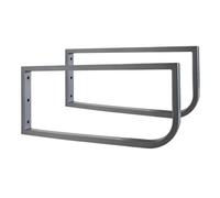 Lot de 2 équerres de fixation porte-serviettes pour plan de travail