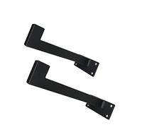 Lot de 2 équerres murales en fer de 20 et 30 cm pour étagères flottantes