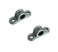Lot de 2 essieux böckchen Tréteau Axe Axe 20 mm Coussin böcke onde Kit roues chariot Construction