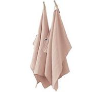 Lot de 2 Essuie-mains 50x70cm Gaze de Coton Guimauve - OUREA - ALTOBUY Rose G