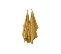 Lot de 2 Essuie-mains 50x70cm Gaze de Coton Safran - OUREA -