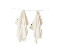 Lot de 2 Essuie-mains 50x70cm Gaze de Coton Vichy Coloris Pampa - JOEL -