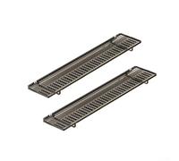 Lot de 2 étagères décoratives pour radiateur - Économie d'espace - Avec crochets - Pour le séchage des vêtements, sans perçage - Organiseur de fer - Pour la maison, le jardin, blanc et noir