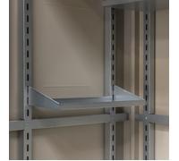 Lot de 2 étagères en acier pour armoire de jardin Giarmadio - Telluria
