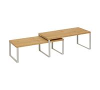 Lot de 2 Étagères Gigognes "Ordera" 40cm Beige