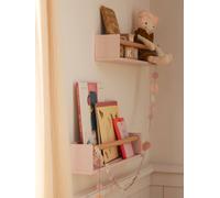 Lot de 2 étagères livres rose TU