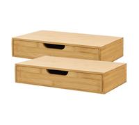 Lot de 2 étagères murales Bokn 40 x 24 x 8 cm naturel